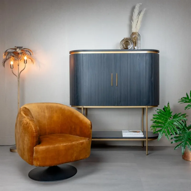 Lage Kosten Barga Fauteuil - Bliss 13 gold (draaibaar)